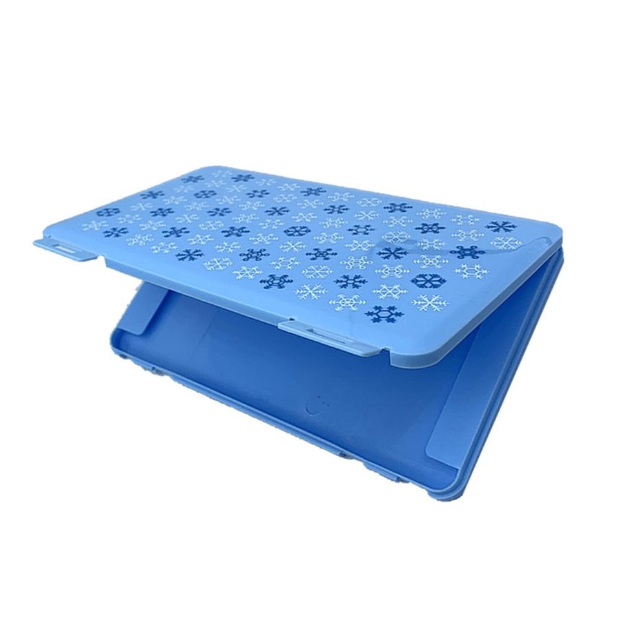 マスクケース 《水色》 ノルディック ブルー 収納ケース 2-3枚 持ち歩き マスク入れ 保管ケース[ゆうパケット発送、送料無料、代引不可]