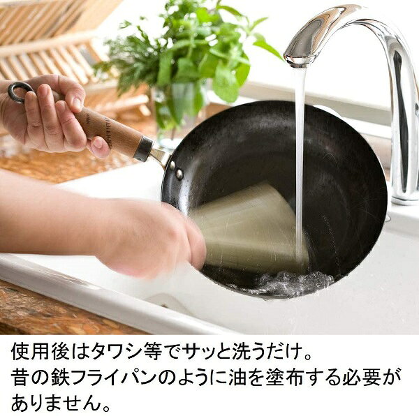 リバーライト 鉄 厚板 フライパン 極 ジャパン 蓋付セット 28cm IH対応 日本製 中...