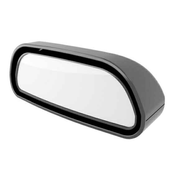 車用 補助ミラー 《ブラック》 広角ミラー 広視野 角度調整 死角 左右兼用 汎用 サブミラー リアミラー 後方確認[定形外郵便、送料無料、代引不可]