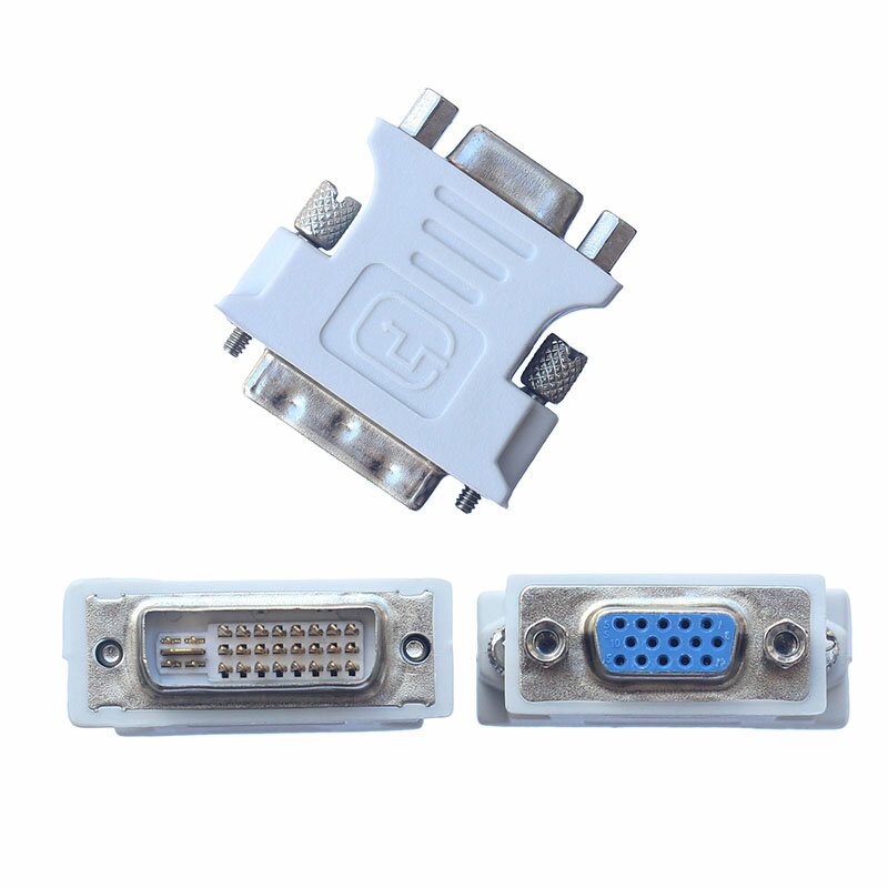 VGA-DVI変換アダプタ D-Sub 15pin(F) - DVI-I 29pin(M) ケーブル類 定形外郵便 送料無料 代引不可