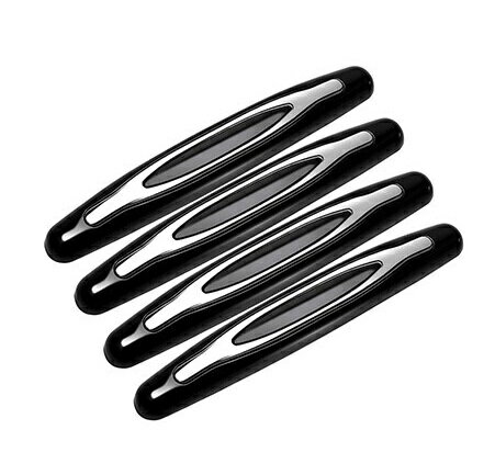 車用ドアガード ドアエッジプロテクター 《ブラック》 4本セット ドア 開閉 衝突 ひっかき傷 傷防 ...