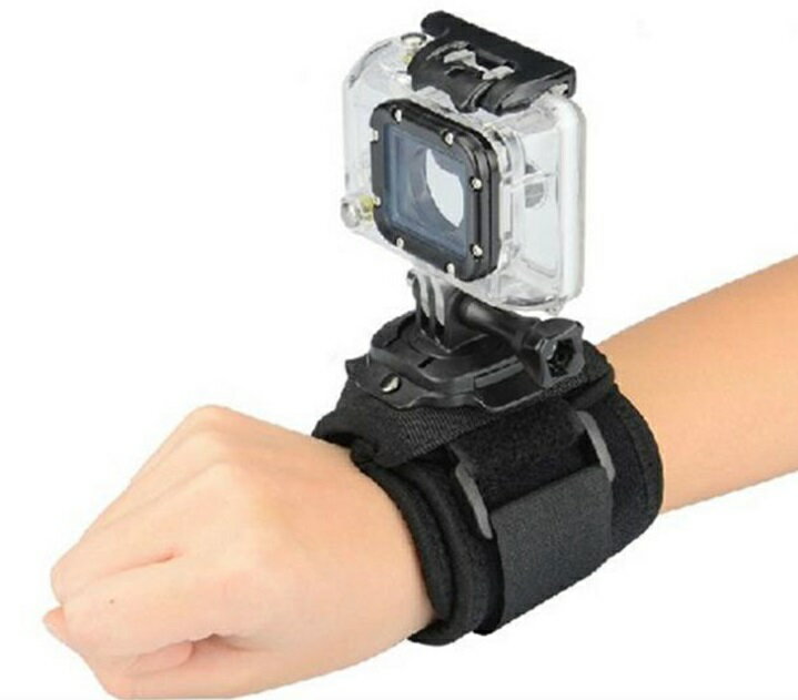 GOPRO対応 リストストラップマウント 360度回転 リストバンド gopro用 HERO用 5/4/3+/3/2/1 ゴープロ用 アクセサリー[定形外郵便、送料無料、代引不可]のサムネイル