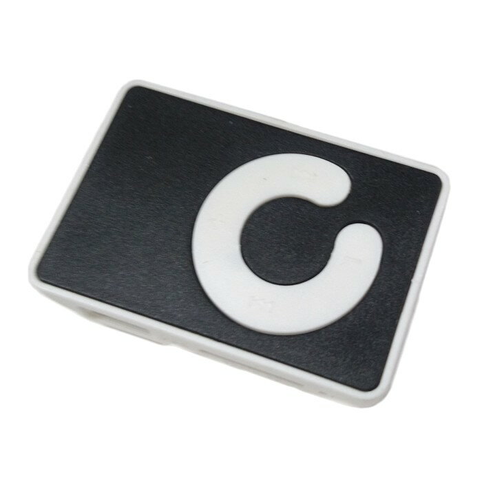 超小型 クリップ式 ミニMP3プレーヤー 《ブラック》 microSDカード8GB付 軽量 コンパク ...