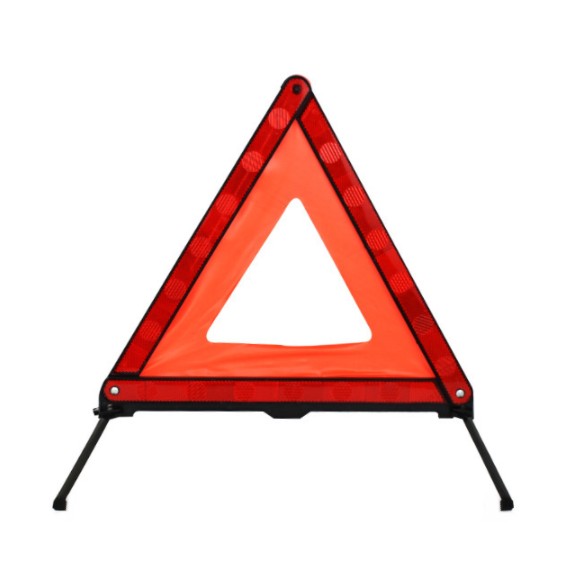 三角停止表示板 折りたたみ式 三角停止板 収納ケース付き 非常時 警告板 緊急 サイン[送料無料(一部地..