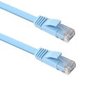 Cat6 LANケーブル 《ブルー》 《5m》 カテゴリ6 フラット 薄型 LANケーブル