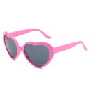 UVカット ハートサングラス ハート型 眼鏡 めがね メガネ コスプレ パーティー (ピンク)[定形外郵便、送料無料、代引不可]