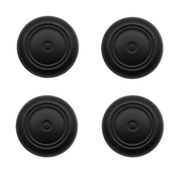 Nintendo Switch Joy-Conスティック用カバー 4個セット 《ブラック》 キャップ 任天堂 Switch スイッチ[定形外郵便、送料無料、代引...