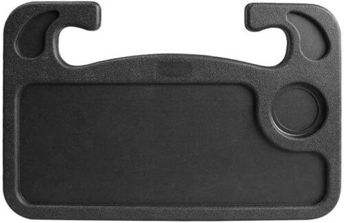 車用テーブル コンパクトテーブル 2way フックハンドルトレー パソコン机 ハンドル フック[送料無料(一..