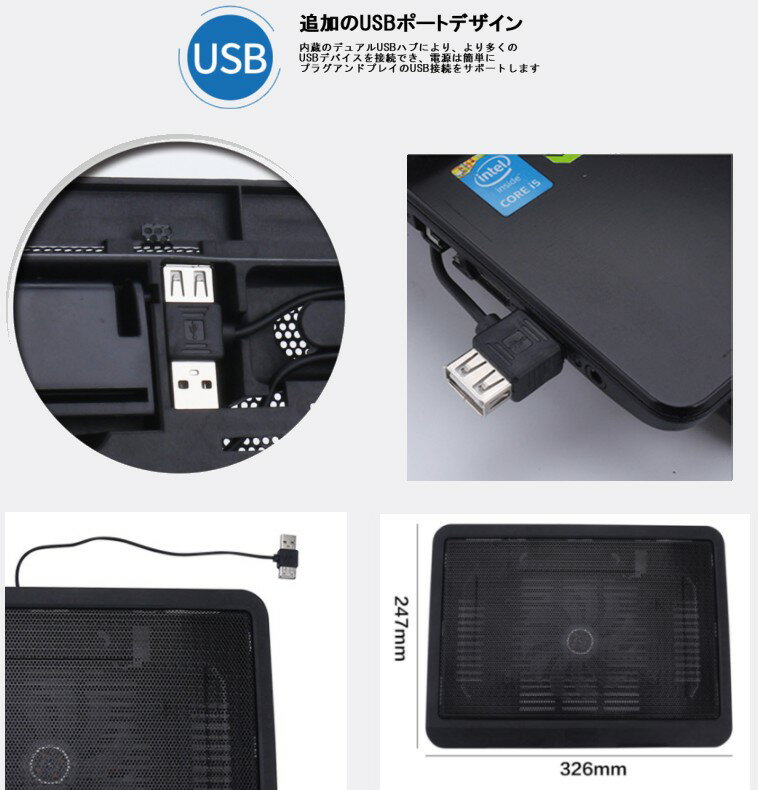 �Ρ��ȥѥ����� ��ѥѥå� �Ų� 140mm�緿�ե��� ���� ���� LED ����� �Ρ���PC�����顼[���� ����][����̵��(�����ϰ�����)]