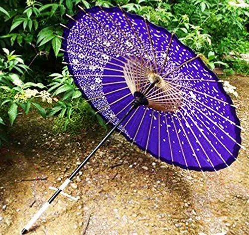 【訳あり】コスチューム用小物 和傘 紫 コスプ...の紹介画像2