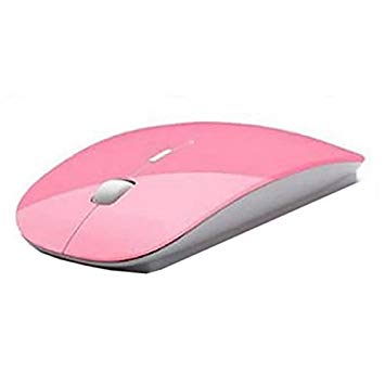 極薄 マウス 《ピンク》 Bluetooth 無線 光学式ワ