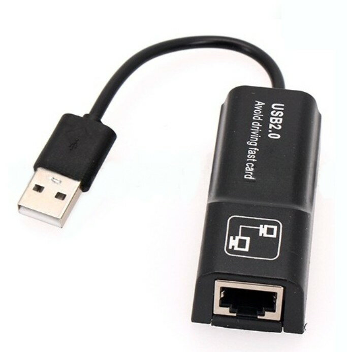 USB2.0 有線LANアダプター 10/100Mbps LAN変換アダプター イーサネットアダプタ USB2.0 to RJ45[定形外郵便、送料無…