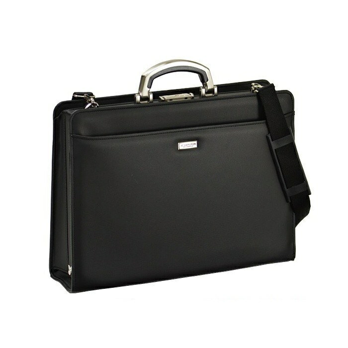 HR★☆【優先配送との同梱不可】 ダレスバッグ ビジネスバッグ B4 合皮 日本製 豊岡製鞄 22301-01 黒[送料無料(一部地域を除く)]