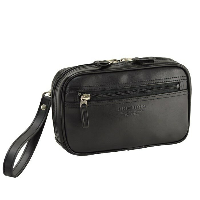 HR★☆【優先配送との同梱不可】 セカンドバッグ ウエストポーチ 日本製 豊岡製鞄 合皮 25899-01 黒[送料無料(一部地域を除く)]