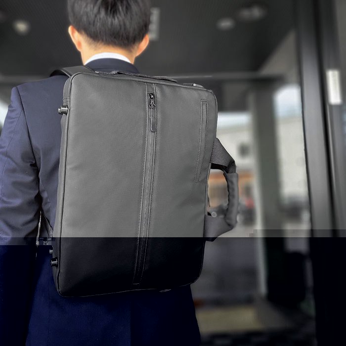 HR★☆【優先配送との同梱不可】 ビジネスバッグ ブリーフケース メンズ B4 ポリエスター PCコーティング 26685-01 黒[送料無料(一部地域を除く)]