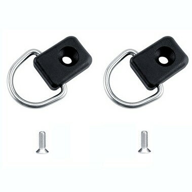 Dリング 2個セット M6ネジ付 カヤック ボート カヌー 釣り リギング アウトドア 車 荷室固定[ゆうパケ..