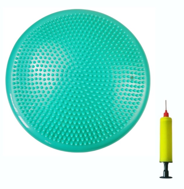 バランスディスク バランスクッション 空気入れ付き 《アクア》 バランストレーニング 体感トレーニング フィットネス エクササイズ 背筋[送料無料(一部地域を除く)]