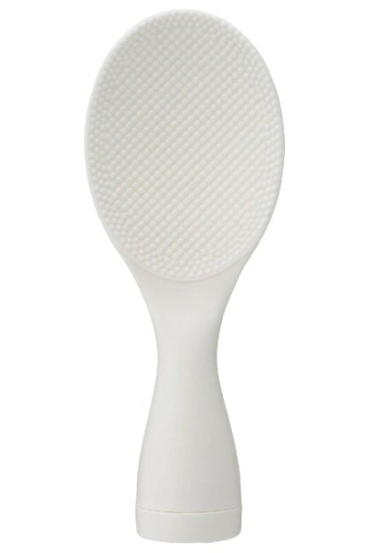 樂天商城 - 曙産業 スイングしゃもじ ホワイト 日本製 パッと置いても倒れにくい ゆらゆら揺れるしゃもじ ダブルエンボス加工 PM-907[定形外郵便、送料無料、代引不可]