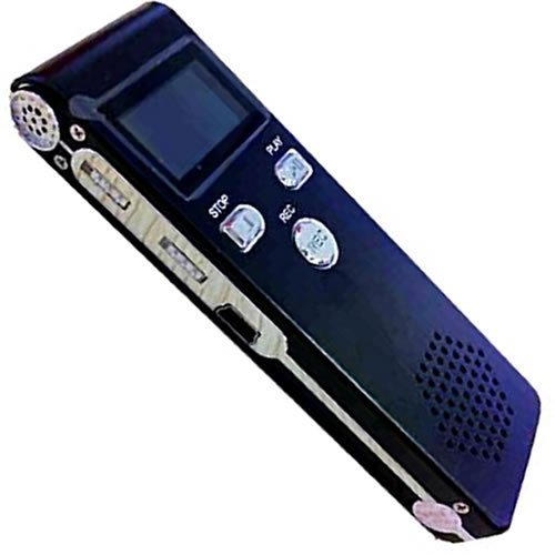 軽量ボイスレコーダー スピーカー搭載 4GB 《ブラック》 ICレコーダー[定形外郵便、送料無料、代引不可]