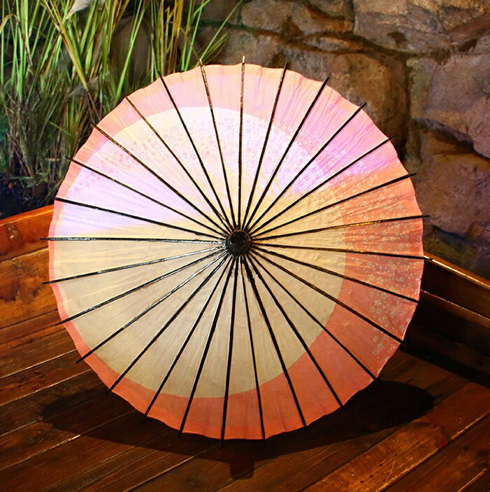 【訳あり】和傘 月やっこ桜流し 《ピンク》 月奴桜流し 桜吹雪 コスプレ コスチューム傘 踊り傘 長傘 番傘 撮影用[送料無料(一部地域を除く)] 2