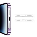 iPhone12/13/14/15 用 スマホスピーカー ダストガード 2個セット 《シルバー》 防塵 カバー ホコリ防止 シール[定形外郵便、送料無料、代引不...