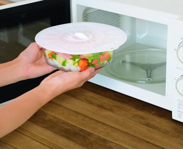 カクセー エコな密着シリコン蓋 3PCS ラップ 蓋 ふた 電子レンジ RL-11[送料無料(一部地域を除く)] vaps-10204367 YouShowShop サンプル画像3