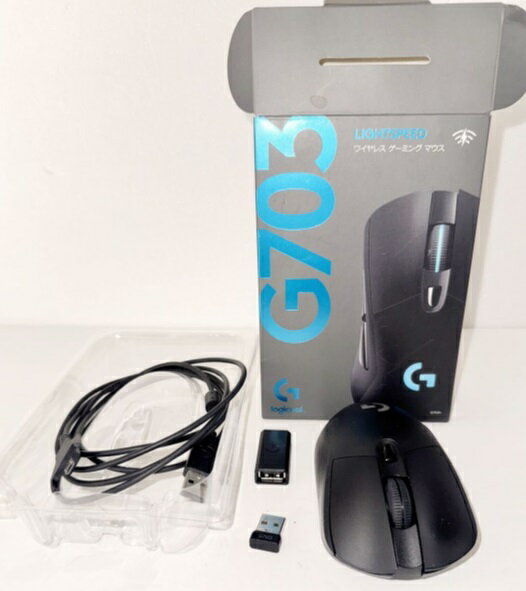 【HY】【中古】【訳有】Logicool LIGHTSPEED ワイヤレス ゲーミング マウス HEROセンサー搭載 G703[送料無料(一部地域を除く)]