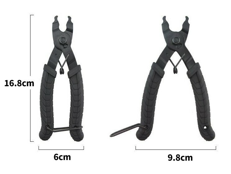 マスターリンク プライヤー ミッシングリンク 取り付け 取り外し ツール 自転車チェーン工具 整備[ゆうパケット発送、送料無料、代引不可] 3