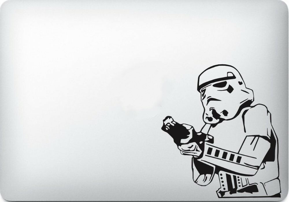 WOLFING アートステッカー スキンシール ストームトルーパー バトルスタイル ブラック 180[在庫処分][..