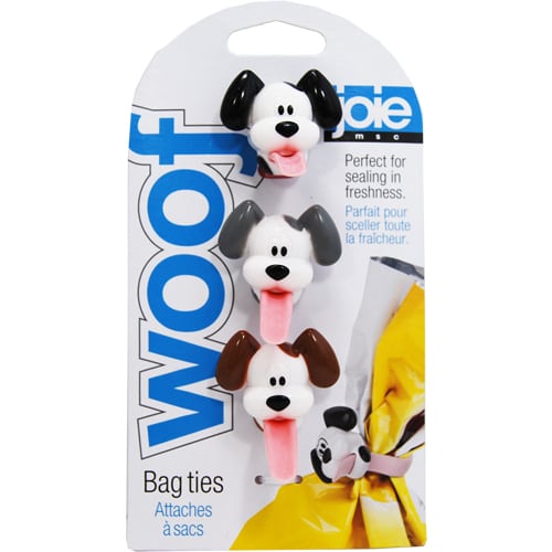 MSC International MSC Joie ウーフ バッグタイ woof 犬デザイン かわいい アニマル雑貨 シリコン製[定形外郵便、送料無料、代引不可]