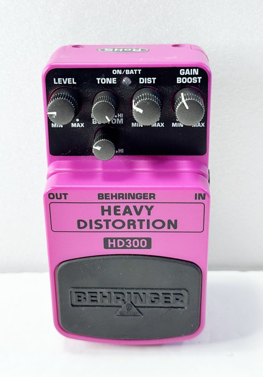 樂天商城 - 【HY】【中古】【美品】BEHRINGER ベリンガー ギター用エフェクトペダル ヘビーディストーション HD300 HEAVY DISTORTION[送料無料(一部地域を除く)]