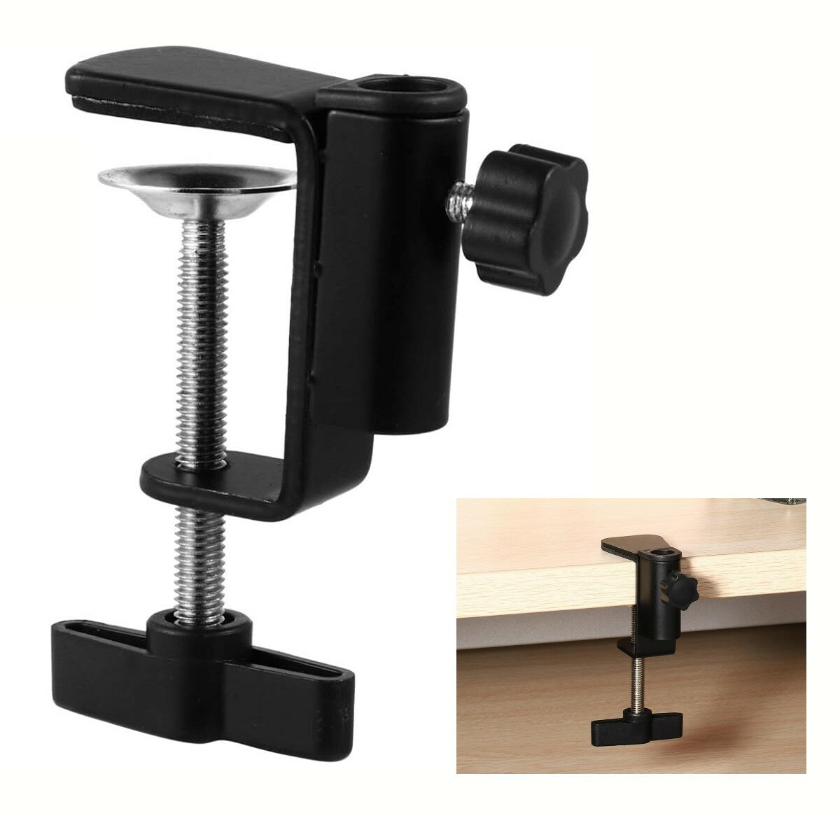 C型 固定クランプ コの字 金具 木工作業 マイクスタンドスタンド アームスタンド[ゆうパケット発送、送料無料、代引不可]