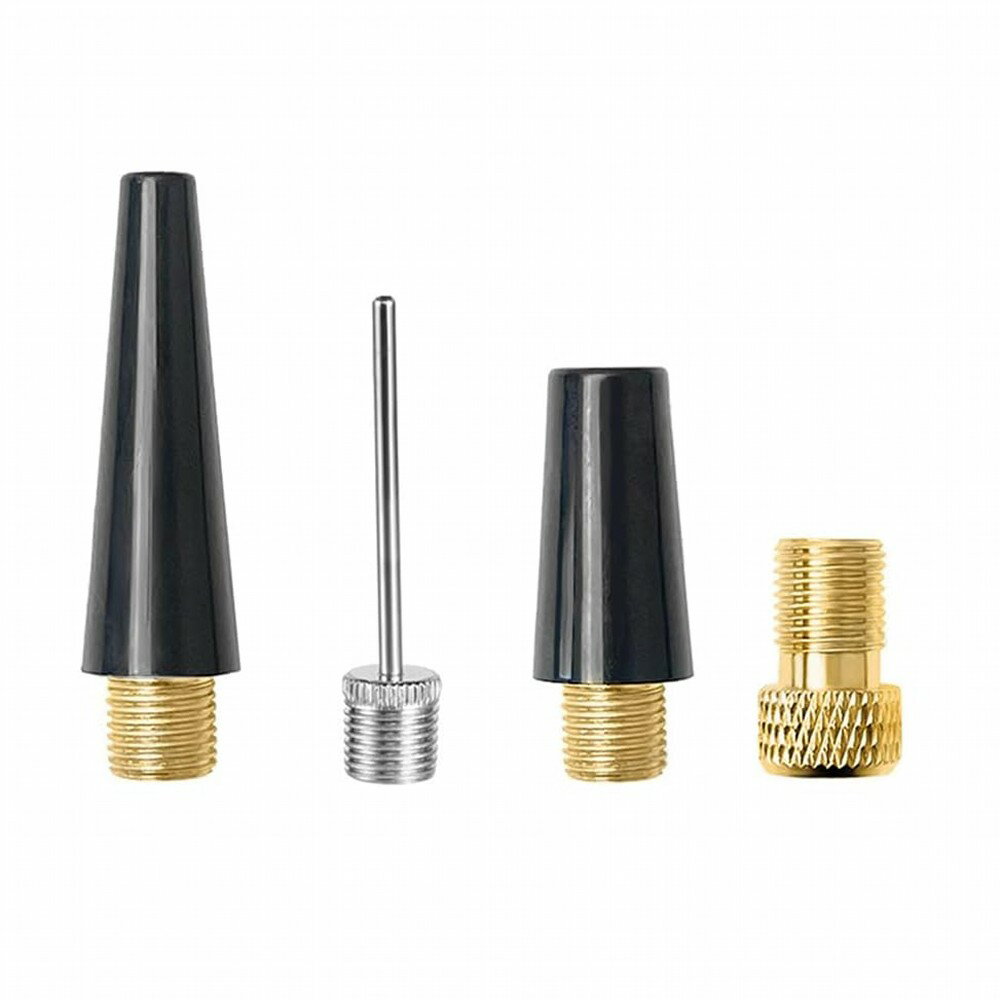 バルブ変換4セット 仏米変換アダプター ボール用ニードル ノズル 自転車 バルブ 仏式 米式 空気入れ[定形外郵便、送料無料、代引不可]