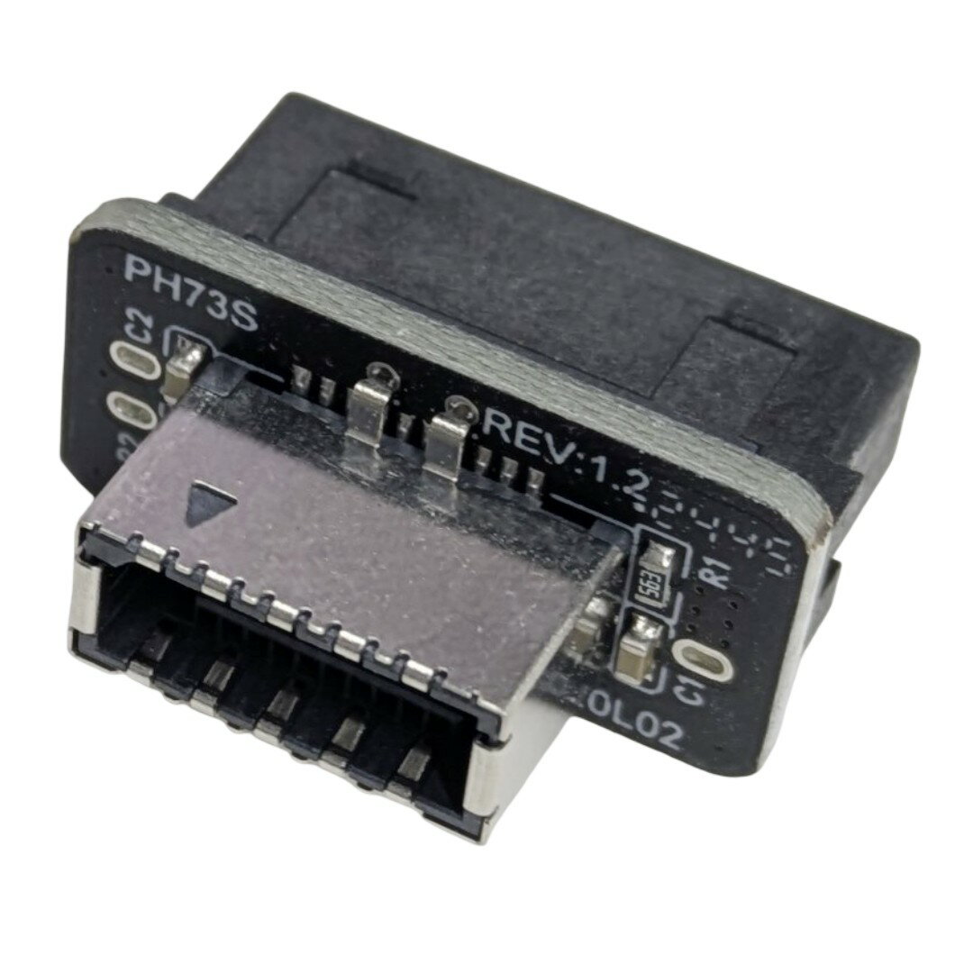 USB3.0 19pin Type-E 変換アダプター Type-A信号をType-Cインターフェースへ拡張 マザーボード PCケース[定形外郵便、送料無料、代引不可]