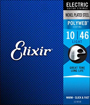 Elixir エリクサー エレキギター弦 POLYWEB Light .010-.046 #12050 