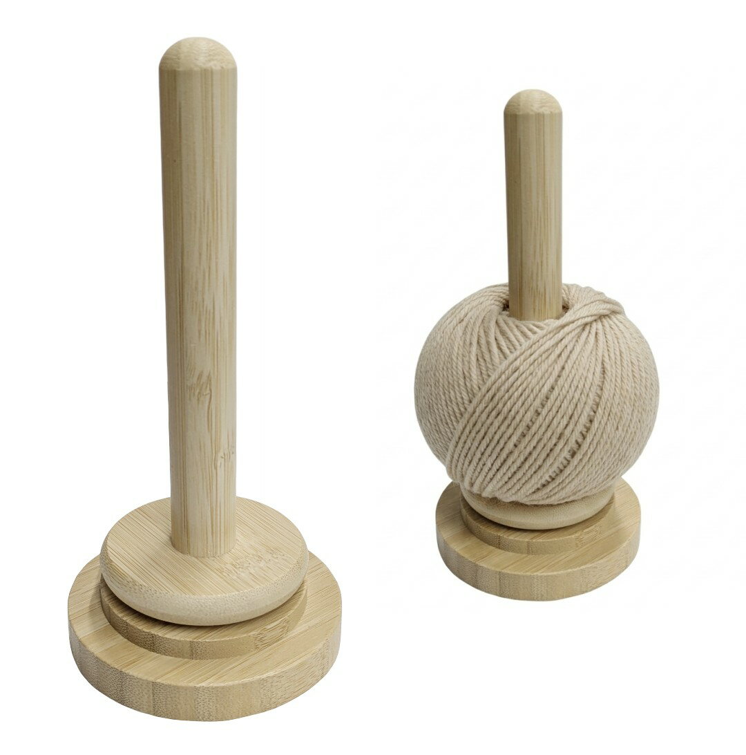 樂天商城 - 木製 ヤーンホルダー 糸スタンド 回転式 吊り下げ型 毛糸玉ホルダー かぎ針編み[送料無料(一部地域を除く)]