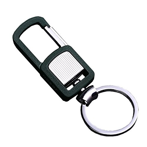 キーホルダー リング 鍵 車 家 オシャレ カラビナ プレゼント (グリーン)[定形外郵便、送料無料、代引不可]