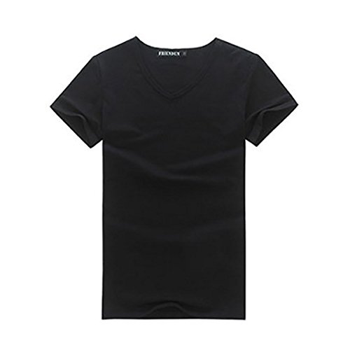 シンプル メンズ Tシャツ 《ブラック》 Mサイズ MI-SVSHIRT-BK-M [ファッション][ゆうパケット発送、送料無料、代引不可]