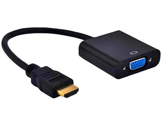 HDMI(オス) to VGA(メス) 変換アダプタ
