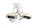シングルリンク DVI-Dケーブル 24(18)pin 白コード 1.5m【smtb-KD】[ケーブル類]【中古】[ゆうパケット発送、送料無料、代引不可] その1