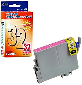 Aun◆交換インクカートリッジ エプソン用 ライトマゼンタ◆AIEI-CLM32[定形外郵便、送料無料、代引不可] vaps-10020750 YouShowShop パッケージ画像