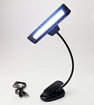 _USB&電池 2WAY式 LED10灯 クリップライト テーブルランプ 照明[定形外郵便、送料無料、代引不可]