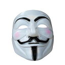 V for Vendetta/Vフォー ヴェンデッタ ガイ フォークス仮面 アノニマスマスク 白 面白 定形外郵便 送料無料 代引不可