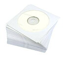 アプライド 紙製 CDケース 100枚入り ホワイト 送料無料(一部地域を除く)