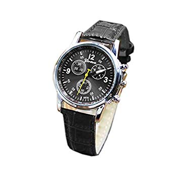腕時計 時計 レトロカジュアルウォッチ 《ブラック》 メンズ レディース[定形外郵便、送料無料、代引不可]