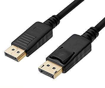 DisplayPort to DisplayPort 3m ブラック Display Portオス-オス ディスプレイポートケーブル ゆうパケット発送 送料無料 代引不可