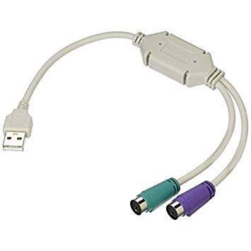 PS/2-USB変換アダプタ PS2 to USB アダプター[定形外郵便、送料無料、代引不可]
