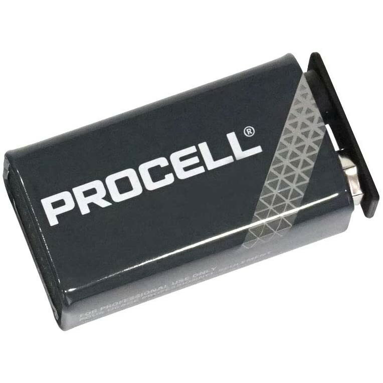 Duracell Procell PRO-9V 9V形 アルカリ乾電池