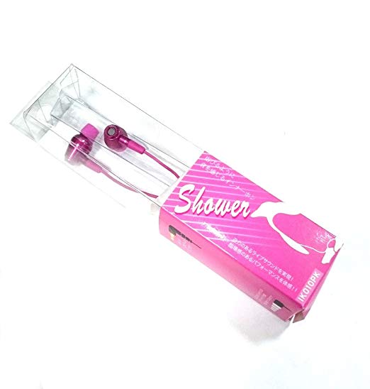 カナル式インナーホン Shower HAO-IK010 (ピンク)[定形外郵便、送料無料、代引不可]