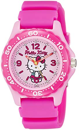 [シチズン キューアンドキュー]CITIZEN Q&Q 腕時計 Hello Kitty (ハローキティ) ダイバー アナログ表示 10気圧防水 ピンク VQ75-230 レディース[定形外郵便、送料無料、代引不可]